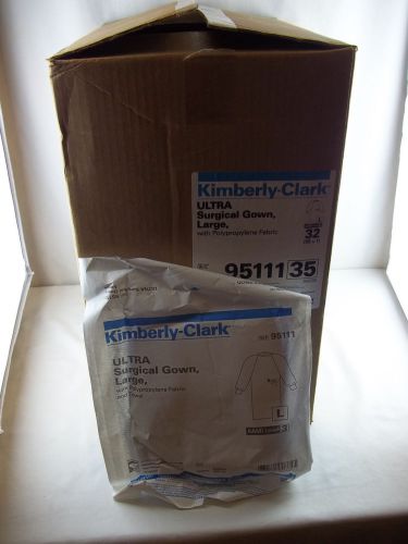 Kimberly-Clark ULTRA Surgical Gown 95111 AAMI Level 3, Large, Case of 32