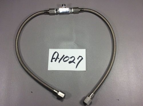 Braided Steel Hose 32&#034; With Adaptor With Female Ends Surgical.   A-1027