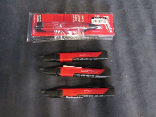 Lot Of 4 Milwaukee Voltage Detector Model# 2200-20 Missing Button Cover-
							
							show original title
