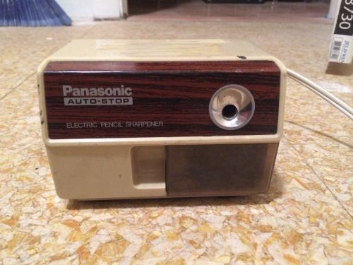 Vintage Panasonic KP-110 Electric Pencil Sharpener Auto Stop