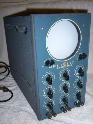 Vintage General Electric CRO-5A Analog Oscilloscope-13 Tubes