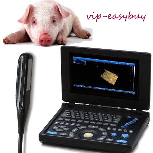 3D Veterinary VET PC 10.4&#034; Full Digital Laptop Ultrasound Scanner &amp; RECTAL PROBE