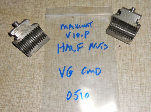 Emco Maximat V10 &amp; V10-P Lathe Inch Original Half Nuts   0510