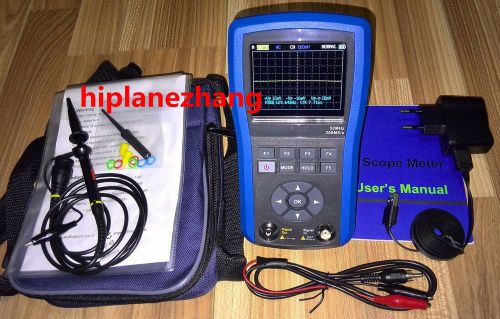 Handheld Oscilloscope 50MHz 200MS/s Function Signal Generator 156KHz 2in1 TFTLCD
