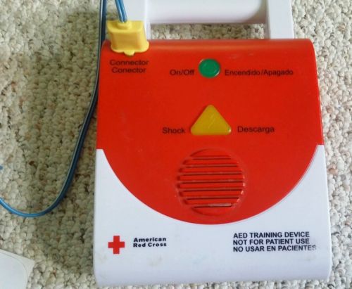 American Red Cross AED Training Device with carrying case. CPR Trainer