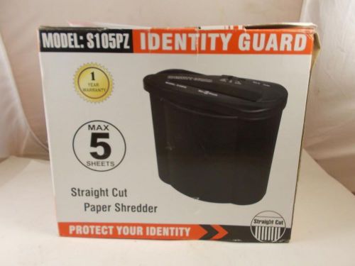 New Identity Guard Paper Shredder With Waste Basket Model S105PZ