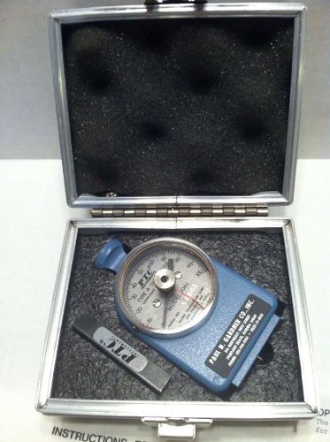 PTC Instruments model 306L Type A Durometer w/ Case &amp; Papers Nice! FREE SHIPPING