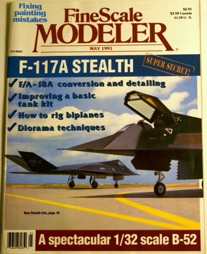 Magazine FineScale Modeler May 1991 F-117A Stealth