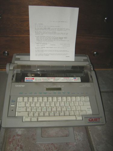 Brother GX-8500 Word Processing Electric Typewriter, EUC, Portable, many feature