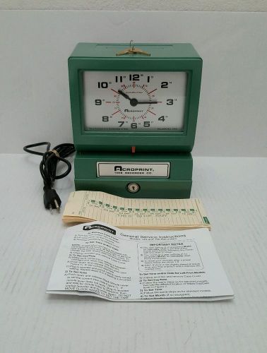 ACROPRINT MODEL 150ER3 AUTOMATIC TIME CLOCK RECORDER