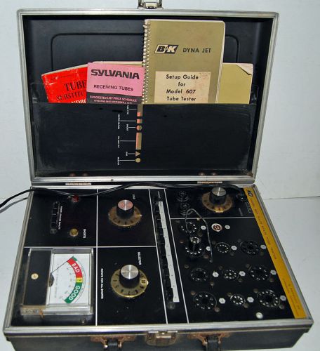 BK Model 607 Solid State Tube Tester /w Manuals