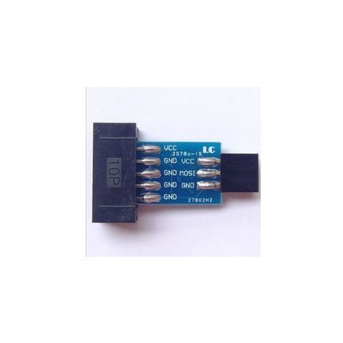 avrisp/usbasp/stk500 10 pin to 6 pin adapter