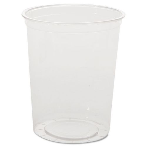 Deli Containers, Clear, 32oz, 50/Pack, 10 Pack/Carton