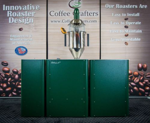 Artisan 6m, 6 lb commercial coffee roaster in green for sale