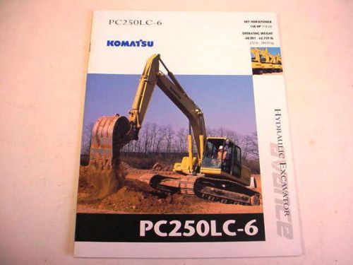 Komatsu PC250LC-6 Hydraulic Excavator Color Brochure
