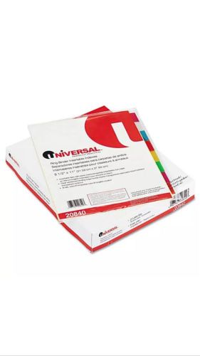 Universal Insertable Tab Index Dividers - UNV20840