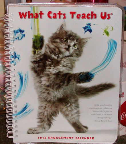2016 Engagement Calendar,What Cats Teach Us,