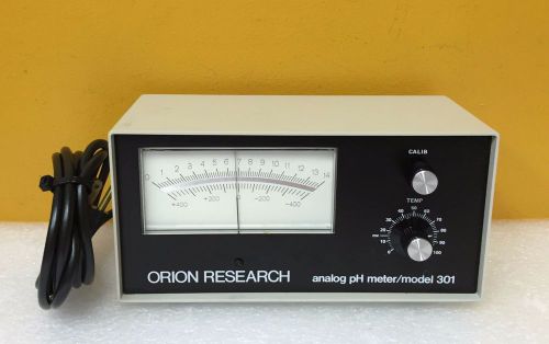 Orion Research 301, 104 to 254 VAC, 50/60 CPS, 2.5W, Analog pH Meter, New-Unused