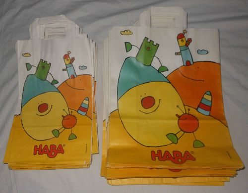 50 HABA Retail Sales Merchandise Paper Gift Bags - 9x14x4 (25) and 12x17x6 (25)