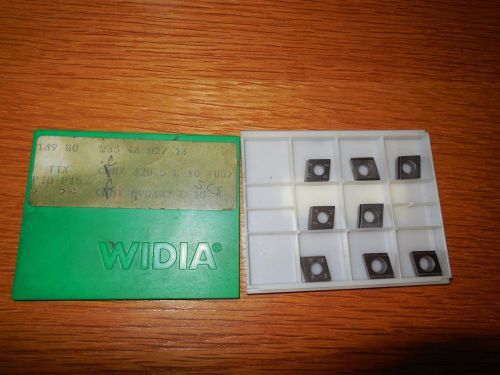 8 qty widia carbide inserts ccmx 320.5 l-10  free usa shipping! for sale
