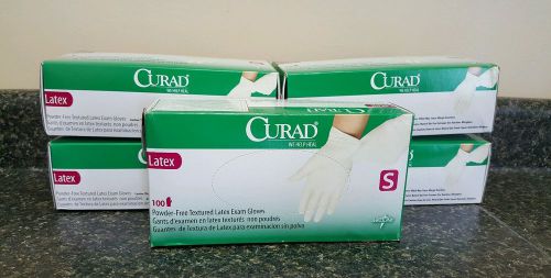 Small Medline CURAD pure WHITE Nitrile Exam Glove 5 box&#039;s of 100
