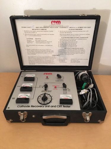 Vintage REM Electronic Instruments Inglewood CA CRV-1 CRT Checker Cathode Tester