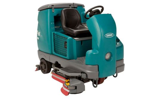 2011 tennant t16 battery powered cylindrical floor scrubber w/ ech20 for sale