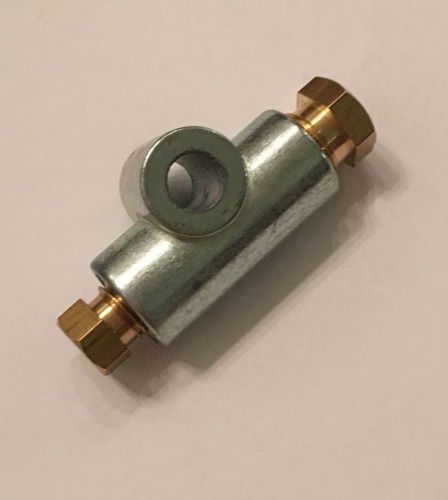 JD-406 Assembly Fixed Dual Connector; Female Double End Tubing Connector Coupler