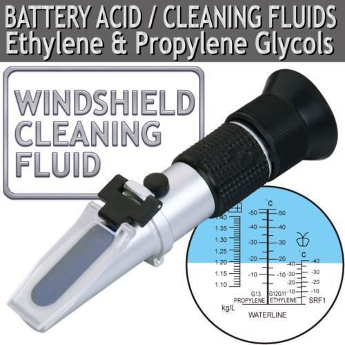 Atc glycol antifreeze/battery/cleaning fluid refractometer tester rha-503atc se for sale
