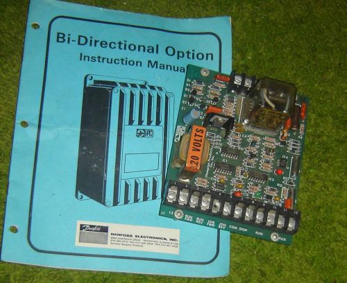 DANFOSS  BI-DIRECTIONAL OPTION to use with a VARI SPEED 150 or other drives 120V