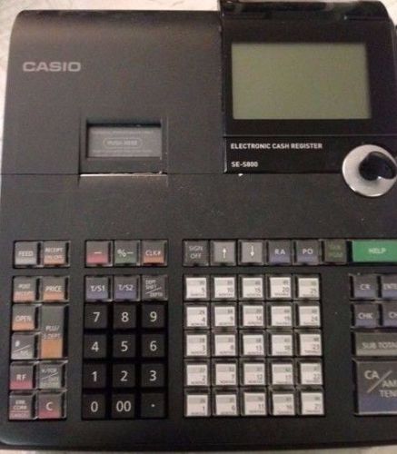 Casio SE S800 Electronic Cash Register