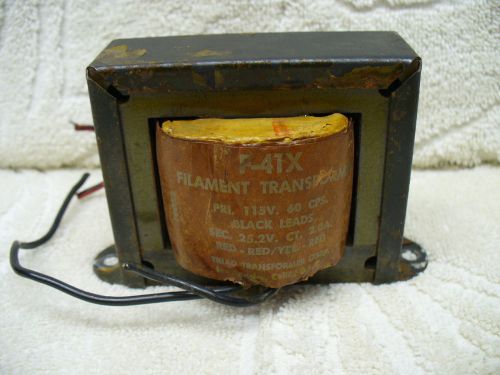 TRIAD Transformer F-41X 115VAC Pri, 25.2V secondary W/CT. Used-Tested