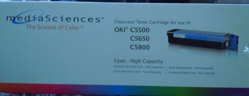 Media Sciences MSOK5855C-HC Toner Cartridge - Blue Cyan