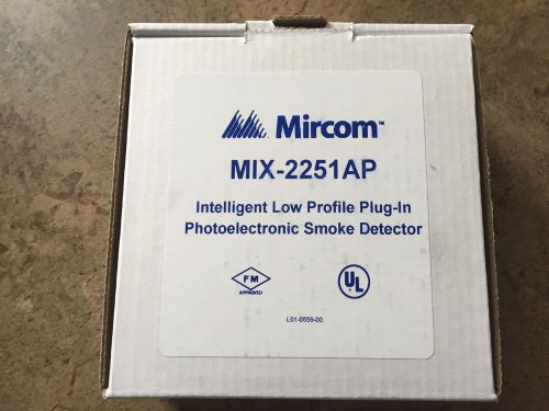Brand New MIRCOM MIX-2251AP Addressable Smoke Detector. FREE SHIP