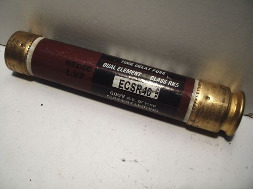 BULLET ECSR40 QUANTITY! TESTED! CLASS RK5 TIME DELAY FUSE