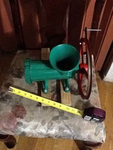 Meat grinder manual hand crank machine sausage ground beef  asis un-tested asis for sale