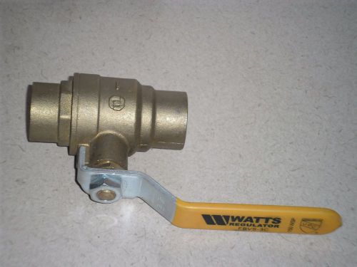 Watts regulator fbvs-3c 1&#034; brass ball valve  600 wog ~ new for sale