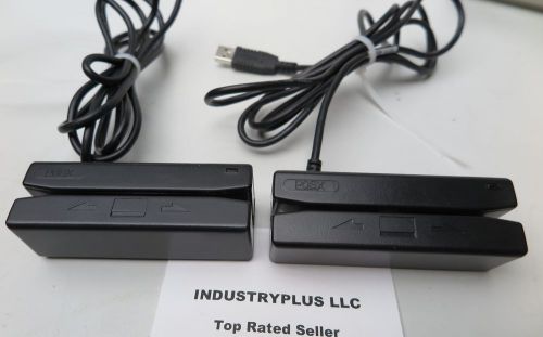 x2 POSX POS Magnetic Stripe Swipe Card Reader XM95U XM95 USB 3 Track