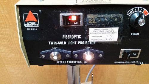 Applied Fiberoptics Twin-Cold Light Fiberoptic Projector