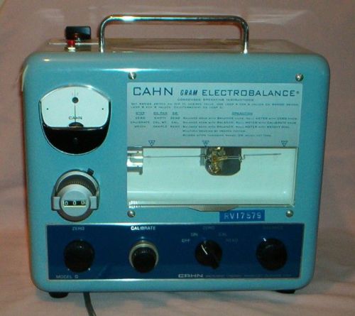 CAHN Model G - ELECTROBALANCE - with Hook &amp; Trays - Tested - Government Surplus