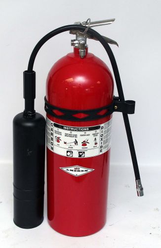 Amerex carbon dioxide 20 lb aluminum tank industrial fire extinguisher model 332 for sale
