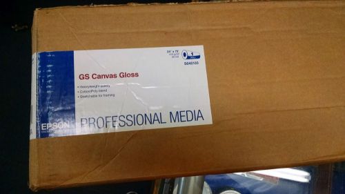 Epson PROFESSIONAL MEDIA S045103 GS Canvas Gloss Fine Art Paper, 24&#034; x 75 ft