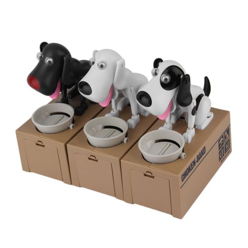 Cute Stealing Coin Money Box Automated Dog Piggy Bank Storage Saving Money Box