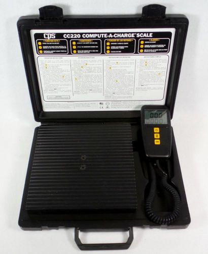CPS CC220 Compute-A-Charge High Capacity Digital Refrigerant Scale (220 Pound)