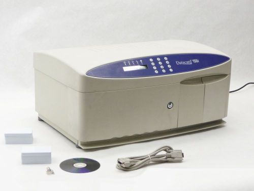 DATACARD 150i CREDIT ID CARD PRINTER EMBOSSER INDENTED TOPPER ENCODER CC:10,476