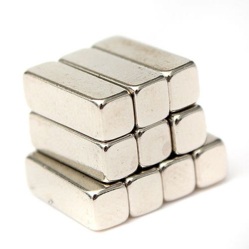 10pcs N35 12mmx4mmx4mm Strong Block Rare Earth Neodymium Magnets
