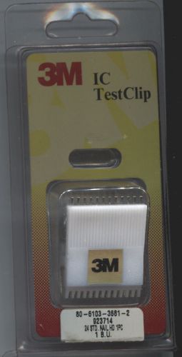 New, 3M IC Test Clip, 24 Pin DIP, Nail Head Test Points