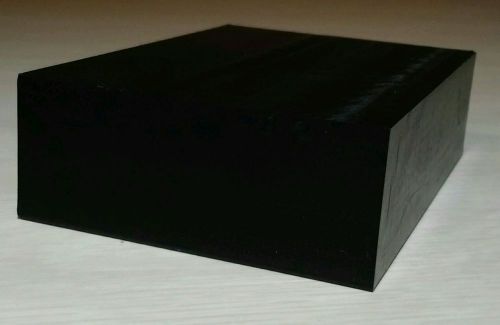 Black Delrin (Acetal) block