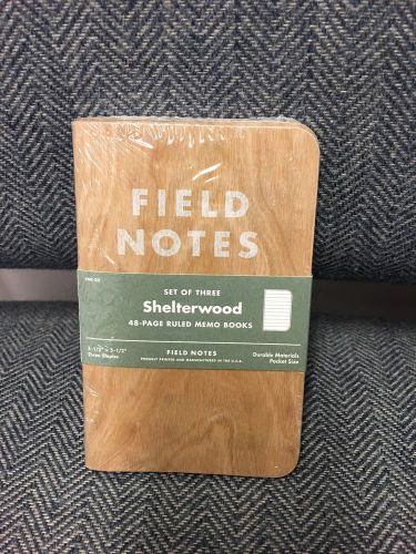 Field Notes Spring 2014 &#034;Shelterwood&#034; 3-Pack