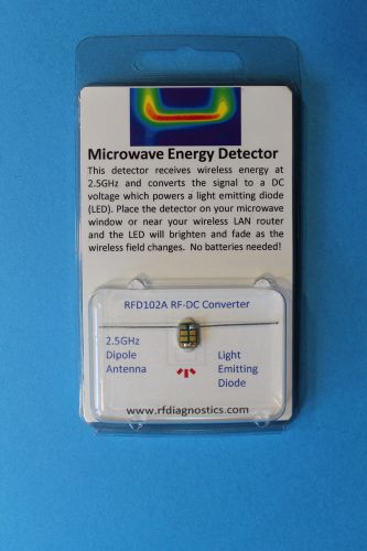 Microwave oven energy harvesting demo - science fair project for sale